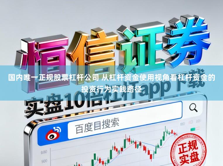 国内唯一正规股票杠杆公司 从杠杆资金使用视角看杠杆资金的投资行为实践路径
