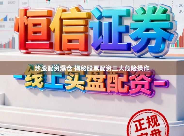 炒股配资爆仓 揭秘股票配资三大危险操作